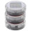 6Pièces Auto Mini Blanches ABS Étanches Pour Stick-on 2