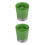 2Pièces Support Pailles Cuillères Vert 3 Compartiments Pour Maison 5