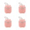 4Pièces Boîtes Rose Pour Lait Infantile, Usage Maison Extérieur 7