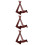 3Pièces Support Ukulélé Détachable Bois Sol Stable Polyvalent 9