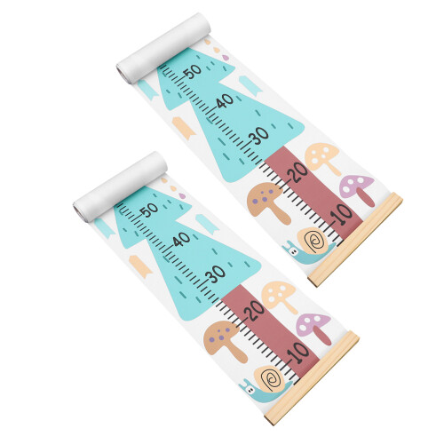 4Pièces Tracker De Taille Bois Pour Décoration Mural 2
