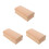 3Pièces Accessoires De Ponçage Beige Bois Pour Luthier Guitare Précis 9