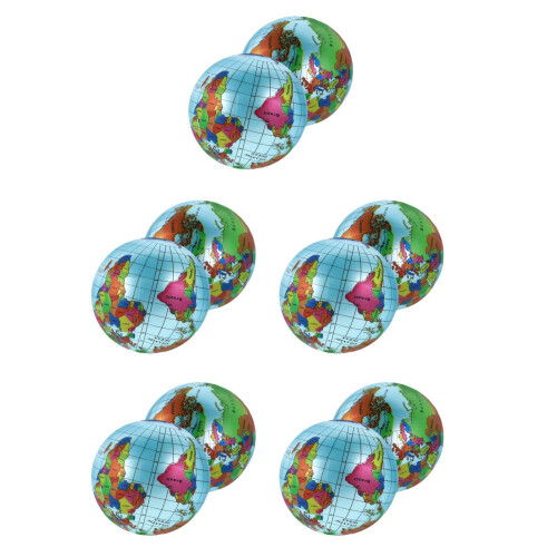 10Pièces Globe Terre Gonflable Pour Enfants Jouet Éducatif 2
