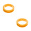 2Pièces Accessoires Lit Portable ABS Orange Facile 4