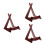 3Pièces Support Ukulélé Détachable Bois Sol Stable Polyvalent 7