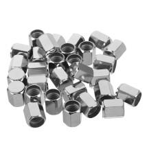 150Pcs Silver ABS Car Tire Valve Caps Durable Auto Tire Stem Covers