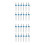 24Pièces Aiguilles Double Usage En Acier Inoxydable Argenté 5