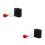 2Pièces Valve À Air Manuelle Nylon Pour Gilet De 9