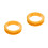 2Pièces Accessoires Lit Portable ABS Orange Facile 5