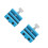 2Pièces Lubrificateur Double Tête Câble Accélérateur Bleu Durable 4