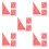 25Pièces Drapeaux Portables Polyester Triangle Usage Extérieur 5
