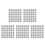 150Pcs Silver ABS Car Tire Valve Caps Durable Auto Tire Stem Covers 6
