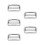 5Pcs Durable Silver Dive Belt Buckle Stainless Steel Webbing Fastener 2