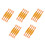 20Pièces Réfléchissants Roue Orange Durable Portable 7