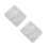 2Pcs Durable White Silicone Mold Petal Shape for DIY Ornament 5
