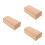 3Pièces Accessoires De Ponçage Beige Bois Pour Luthier Guitare Précis 8