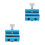 2Pièces Lubrificateur Double Tête Câble Accélérateur Bleu Durable 8