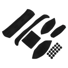 4Sets Veiligheid Helm Voering Zwart Comfort Spongematerialen