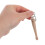 2St Mini Drumstok Keyring Accessoire Beige 4