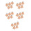 25Pièces Support Bois Beige Étoile Pour Usage Bébé 7