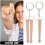 2St Mini Drumstok Keyring Accessoire Beige 8