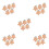 25Pièces Support Bois Beige Étoile Pour Usage Bébé 6