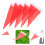 25Pièces Drapeaux Portables Polyester Triangle Usage Extérieur 9