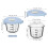 4Pièces Récipients Pour Aliments Bébé Scellés Portables 4