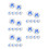 30Pcs Compact Soft Powder Puff with Bow for Diaper Changes and Travel 8
