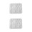 2Pcs Durable White Silicone Mold Petal Shape for DIY Ornament 8