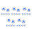 30Pcs Compact Soft Powder Puff with Bow for Diaper Changes and Travel 4