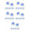 30Pcs Compact Soft Powder Puff with Bow for Diaper Changes and Travel 5