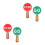 4Pièces Signal Stop Double-Face Portable Plastique Pour Classe 2