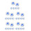 30Pcs Compact Soft Powder Puff with Bow for Diaper Changes and Travel 9