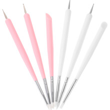12St Nail Marker En Brush Set Diverse Kleuren Duurzaam En Lichtgewicht