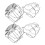 12Pcs Silver Sprinkler Protector Covers Durable Metal for Home Safety 3