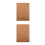2St Chocolade Macrame Bord Met Raster Voor DIY Knopen En 7