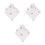 3St Bruidssluier Hoofdband Ademend Mesh Bruid & Feest Multi 5