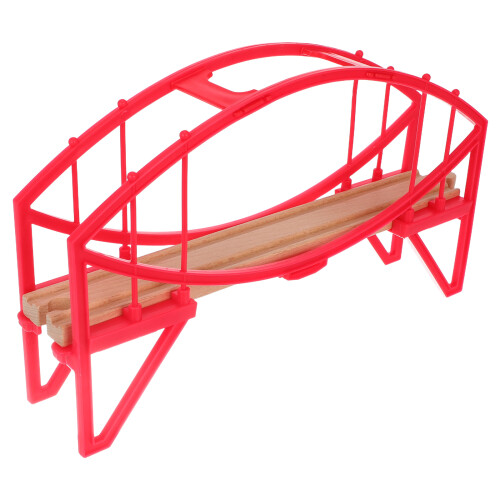 5St Plastic Treinbrug Model - Decoratieve Spoorbaan Connectoren 2