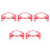 5St Plastic Treinbrug Model - Decoratieve Spoorbaan Connectoren 5