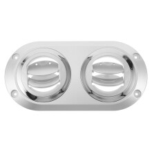 4St Grijze ABS Ventilatieroosters Voor Rv Koel- En Verwarmingssysteem