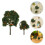 20St Mini Plastic Fruitbomen Voor Modeltrein En Hobbyprojecten 10