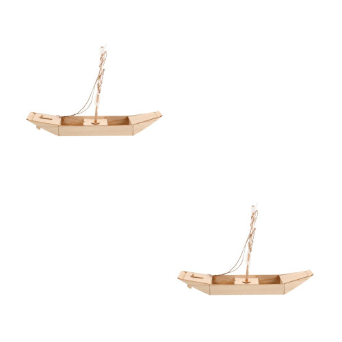 2St Ivoor Zeilboot Modelkit DIY Creatief Speelgoed Voor Thuis 2