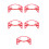 5St Plastic Treinbrug Model - Decoratieve Spoorbaan Connectoren 6