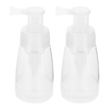6St Compacte Transparante Poederhouder Van Pet Voor Cosmetisch Poeder