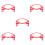 5St Plastic Treinbrug Model - Decoratieve Spoorbaan Connectoren 7