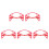 5St Plastic Treinbrug Model - Decoratieve Spoorbaan Connectoren 8