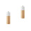 2Pcs White Kitchen Pepper Masher Rubberwood Manual Grinder 4