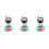 3St Multifunctionele Resin Panda Dashboard Ornament Auto Decoratie 10