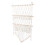 2St Knuffeldier Opbergnet Hangmat Katoendraad Met Details Wit 3